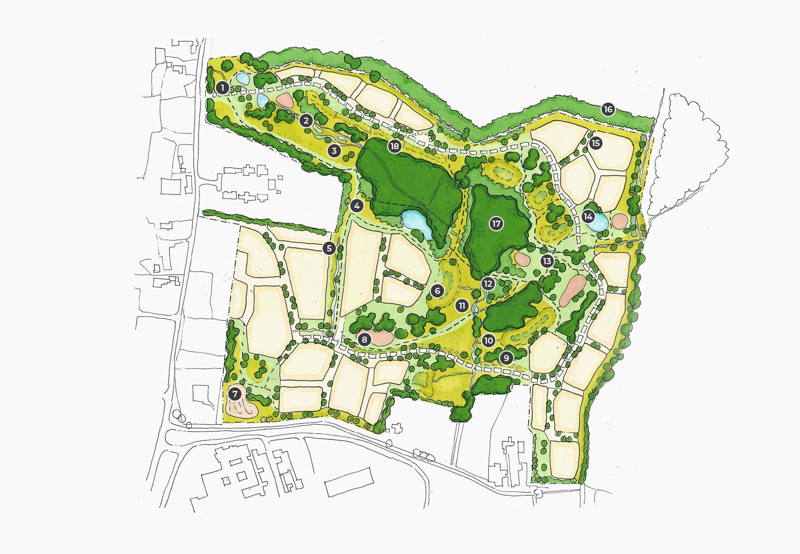 Gallions Park (Eastern Parcel) site masterplan